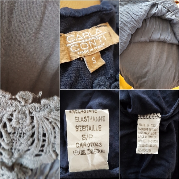 Carla Conti 100% Silk Sleeveless Top - Picture 3 of 3